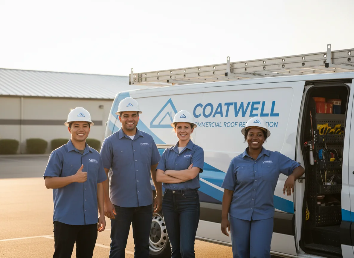 Commercial roof coating company in La Rose, IL